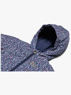 Flyverdragter|PetiteCherieAtelier Petite Chérie Atelier Gisele Køredragt, Navy Small Flower Blå/Flerfarvet