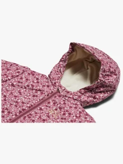 Børn PetiteCherieAtelier Flyverdragter|Overtøj-Petite Chérie Atelier Gisele Køredragt, Pink Small Flower