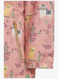 Overtøj|PetiteCherieAtelier Petite Chérie Atelier Isabelle Softshelljakke, Mellow Rose Lyserød/Flerfarvet