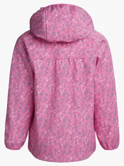 Børn PetiteCherieAtelier Overtøj-Petite Chérie Atelier Jade Softshelljakke, Pink Flowers