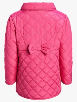 Overtøj|PetiteCherieAtelier Petite Chérie Atelier Jolie Quiltet Jakke, Carmine Lyserød
