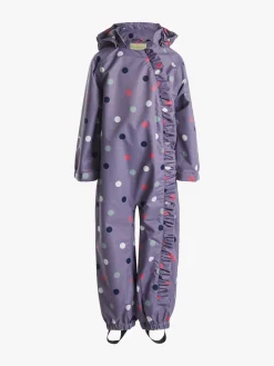 Overtøj|PetiteCherieAtelier Petite Chérie Atelier Lily Skalflyverdragt, Dots Lavender Gray Lilla/Flerfarvet