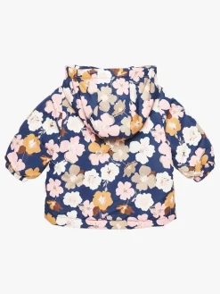 Børn PetiteCherieAtelier Vintertøj-Petite Chérie Atelier Lola Jakke, Navy Big Flower