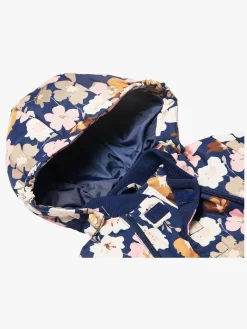 Børn PetiteCherieAtelier Vintertøj-Petite Chérie Atelier Lola Jakke, Navy Big Flower