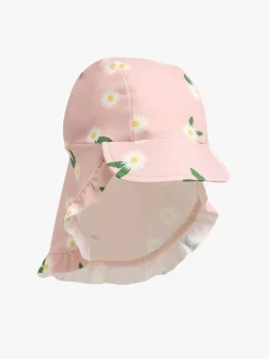Uv & Strand|PetiteCherieAtelier Petite Chérie Atelier Lou UV-Hat, Pink Daisy Lyserød/Hvid