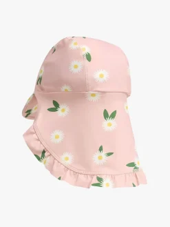Uv & Strand|PetiteCherieAtelier Petite Chérie Atelier Lou UV-Hat, Pink Daisy Lyserød/Hvid