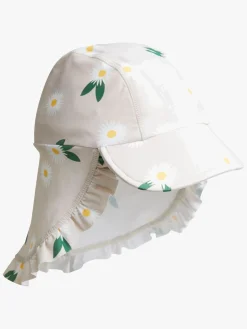 Børn PetiteCherieAtelier Uv & Strand-Petite Chérie Atelier Lou UV-Hat, Daisy