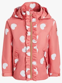 Overtøj|PetiteCherieAtelier Petite Chérie Atelier Milla Skaljakke, Pink Hearts Lyserød/Hvid