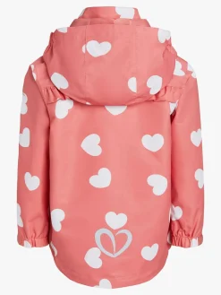Overtøj|PetiteCherieAtelier Petite Chérie Atelier Milla Skaljakke, Pink Hearts Lyserød/Hvid