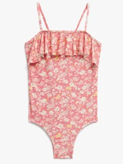 Børn PetiteCherieAtelier Uv & Strand-Petite Chérie Atelier Nathalie UV-Badedragt, Pink Flower