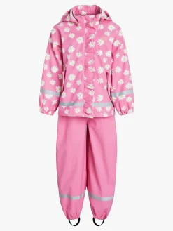 Børn PetiteCherieAtelier Regntøj-Petite Chérie Atelier Niki Regnsæt, Daisy Pink