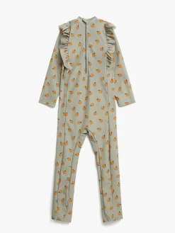 Uv & Strand|PetiteCherieAtelier Petite Chérie Atelier Novalie UV-Dragt, Oranges Grøn/Orange