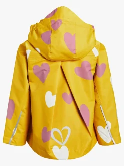 Overtøj|PetiteCherieAtelier Petite Chérie Atelier Rose Skaljakke, Hearts Yellow Gul/Lyserød