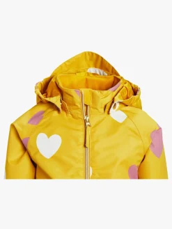 Overtøj|PetiteCherieAtelier Petite Chérie Atelier Rose Skaljakke, Hearts Yellow Gul/Lyserød