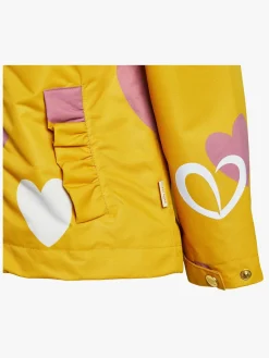 Overtøj|PetiteCherieAtelier Petite Chérie Atelier Rose Skaljakke, Hearts Yellow Gul/Lyserød