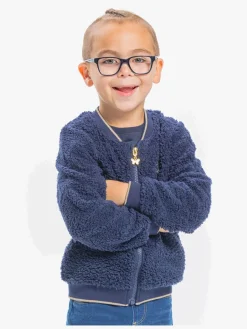 Fleecetøj|PetiteCherieAtelier Petite Chérie Atelier Vienna Fleecetrøje, Navy Blå