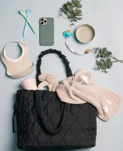 Pusletasker|PetiteCherie Petite Chérie Chloé Quilted Pusletaske, Black