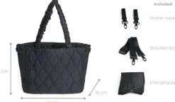 Pusletasker|PetiteCherie Petite Chérie Chloé Quilted Pusletaske, Black