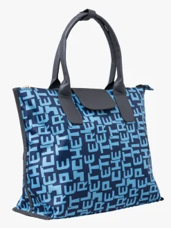 PetiteCherie Pusletasker-Petite Chérie Impression Pusletaske, Blue