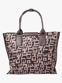 Pusletasker|PetiteCherie Petite Chérie Impression Pusletaske, Coffee Bean Brun/Lyserød