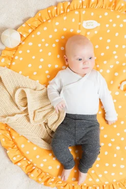 Børn PetiteCherie Interiør-Petite Chérie Legetæppe Flæser Ø80, Butterscotch Dots