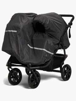 PetiteCherie Vogntilbehør-Petite Chérie Regnslag Refleks Søskendevogn, Black