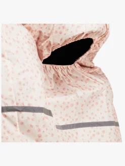 Vogntilbehør|PetiteCherie Petite Chérie Regnslag Søskendevogn, Pink Flowers Lyserød