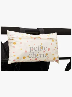 Vogntilbehør|PetiteCherie Petite Chérie Regnslag Søskendevogn, Pastel dots Hvid