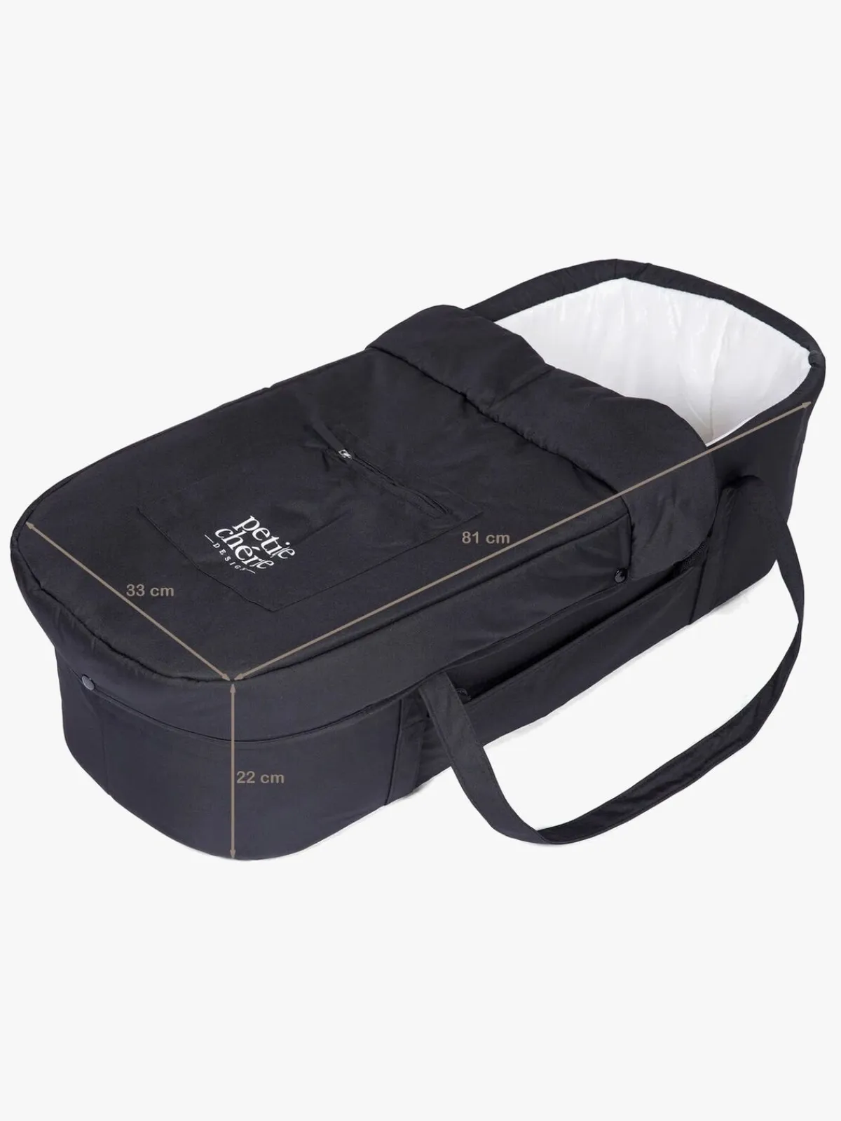 PetiteCherie Klapvogne|Rejseklapvogne-Petite Chérie Solide+ Klapvogn inkl. Babylift, Dark Grey/Grey Melange