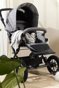Klapvogne|PetiteCherie Petite Chérie Solide+ Klapvogn, Grey Melange Grå