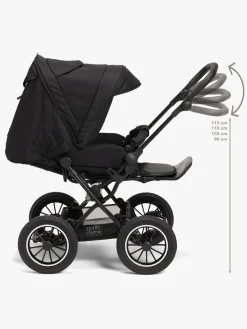 Klapvogne|Rejseklapvogne|PetiteCherie Petite Chérie Solide+ Klapvogn inkl. Babylift, Black/Grey Melange