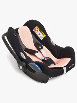 Tilbehør|PetiteCherie Petite Chérie Ventilerende Hynde til Autostol Baby, Mellow Rose Lyserød