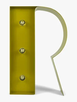 Lamper & Belysning|PetiteDeco Petite Déco Bogstavlampe R, d Gul
