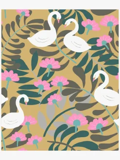 Børn PetiteDeco Interiør-Petite Déco Tapet Swan, d