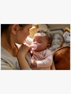 PhilipsAvent Sutter & Suttesnore-Philips Avent Curved Soothie 0-6 mdr., Lyserød