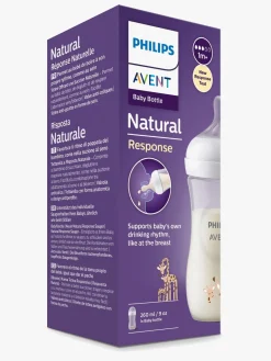 PhilipsAvent Spisetid-Philips Avent Natural Response Sutteflaske 260 ml, Giraff Deco