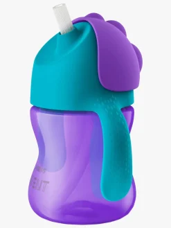 Spisetid|PhilipsAvent Philips Avent Sugerørskop m. Håndtag 200ml, Lilla/Turkis