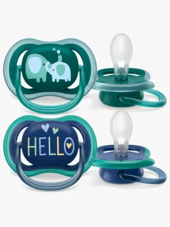 Sutter & Suttesnore|PhilipsAvent Philips Avent Ultra Air Deco Sut 2-Pak 18+m, Grøn/Blå