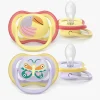 Philips Sutter & Suttesnore-Avent Ultra Air Sut 0-6m 2-pak, Lyselilla/lysegul