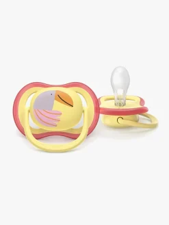 Philips Sutter & Suttesnore-Avent Ultra Air Sut 0-6m 2-pak, Lyselilla/lysegul