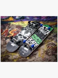 Pinepeak Skating-Skateboard, Blå/Grøn