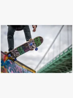 Pinepeak Skating-Skateboard, Blå/Grøn