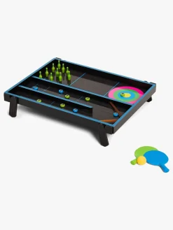 Pinepeak Spilleborde-Spillebord 4-i-1, Neon/Sort