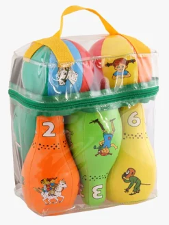Legetøj Til Børn På 0-10 År|Spil & Puslespil|BarboToys Pippi Langstrømpe  Blødt Bowlingsæt