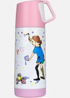 PippiLangstrump Spisetid-Pippi Langstrømpe Fødselsdag Termokande, Pink