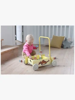 Babylegetøj|PippiLangstrump Pippi Langstrømpe Gåvogn, Gul