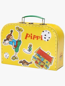 Børn PippiLangstrump Opbevaring-Pippi Langstrømpe Kuffert 25 cm, Gul