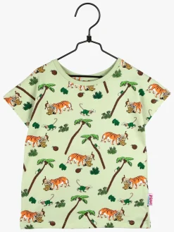 Overdele|PippiLangstrump Pippi Langstrømpe Palm Tree T-Shirt, Grøn