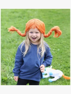 Kostumer & Udklædning|PippiLangstrump Pippi Langstrømpe Paryk