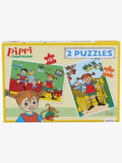 Spil & Puslespil|PippiLangstrump Pippi Langstrømpe Puslespil 2-i-1